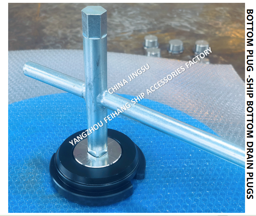 SHIP BOTTOM DRAIN PLUGS M52*2 A-TYPE FOR WATER TANK WITH ROLLED STL HOUSING,STAINLESS STEEL PLUG,NEOPRENE UBBER