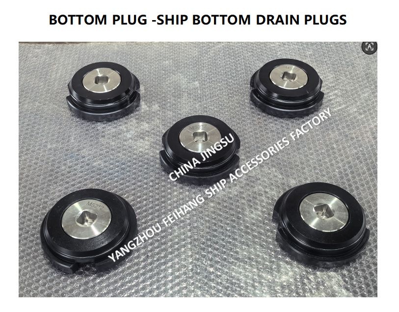 SHIP BOTTOM DRAIN PLUGS M52*2 A-TYPE FOR WATER TANK WITH ROLLED STL HOUSING,STAINLESS STEEL PLUG,NEOPRENE UBBER