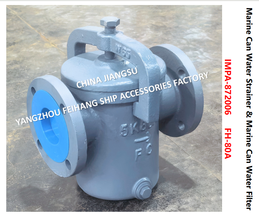 Can Water Strainer  FH-5K-80A  JIS F7121 & Can Water Filter FH-5K-80A Describe：FACE TO FACE-270MM,FLANG OD-180MM,PCD-145MM,BOLT-4*19MM