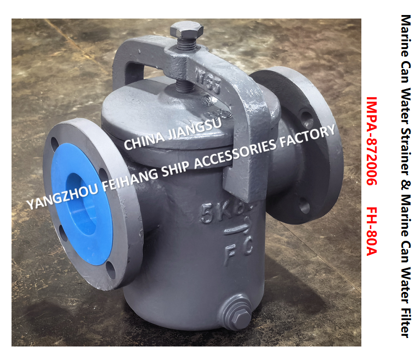 Can Water Strainer  FH-5K-80A  JIS F7121 & Can Water Filter FH-5K-80A Describe：FACE TO FACE-270MM,FLANG OD-180MM,PCD-145MM,BOLT-4*19MM